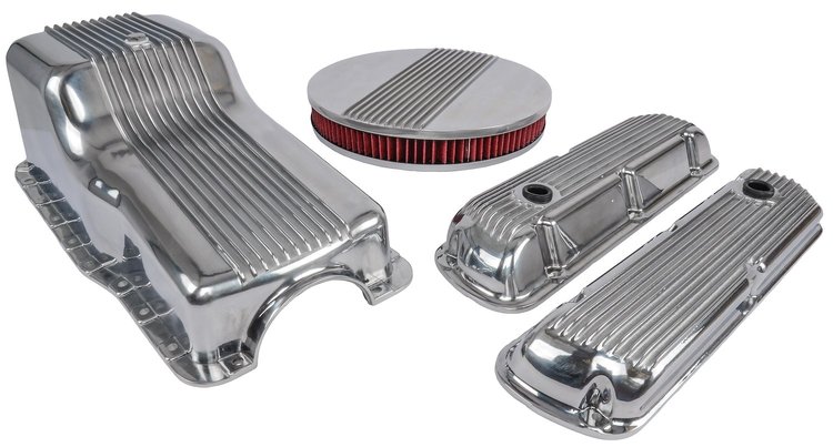 Finned Aluminum Dress-Up Kit for Small Block Ford