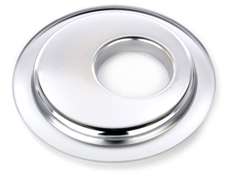14 in. Air Cleaner Base 5-1/8 in. Offset Opening [Chrome-Plated]