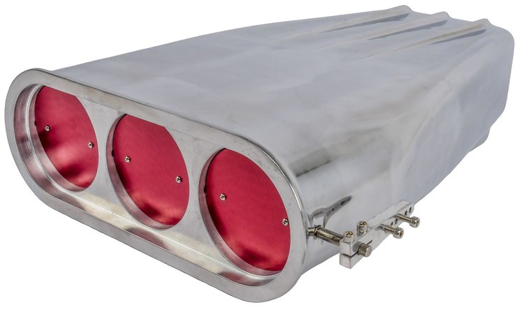 Bug Catcher Style Scoop Fits Dual 4-Barrel Carburetors