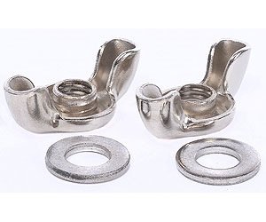 Air Cleaner Wing Nuts & Washers 1/4 in.-20 Thread