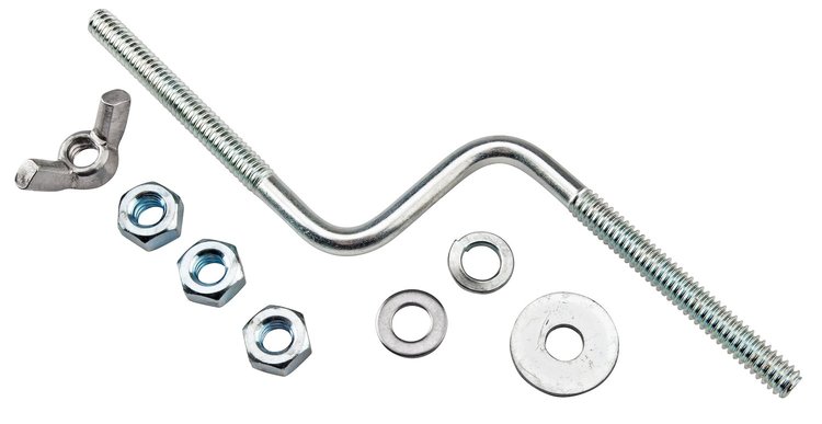 Universal Air Cleaner Stud with Wing Nut 6 in. Offset Stud