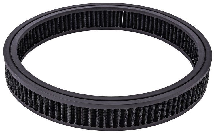 Cotton Air Filter Element [14 in. x 2 in. Black]