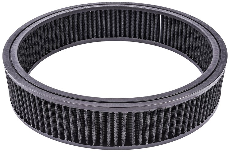 Cotton Air Filter Element [14 in. x 3 in. Black]