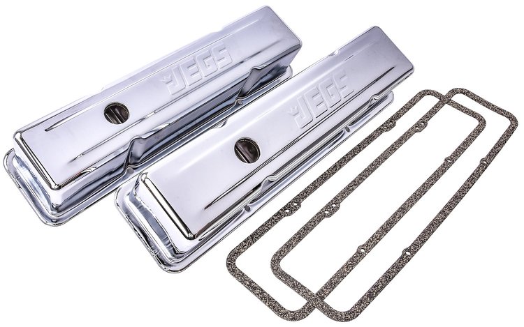 Tall Valve Covers for Small Block Chevy Engines [Chrome]