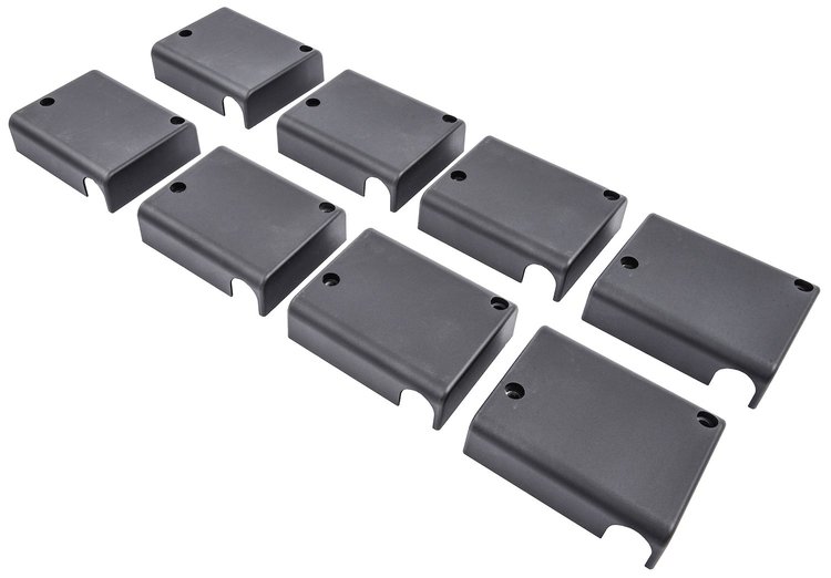 Aluminum Ignition Coil Cover Set for 5.7L, 6.1L, 6.4L Gen III Hemi Engines [Black Finish]