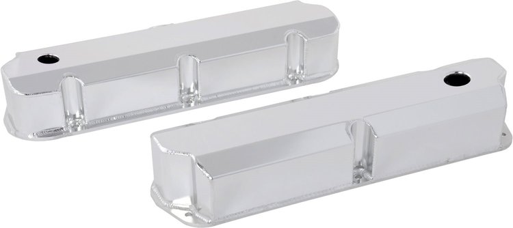 Fabricated Aluminum Valve Covers for Small Block Ford 260-351W [3.750 in. Tall]