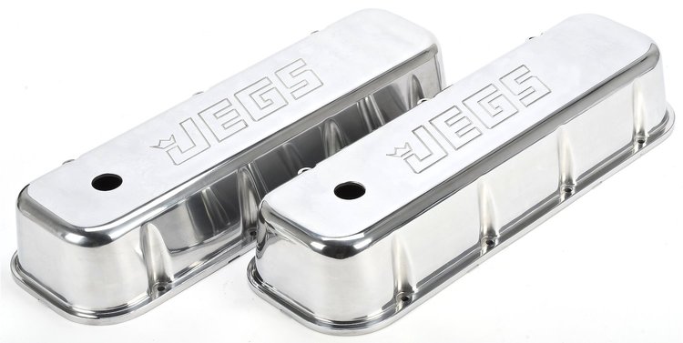 Polished Cast Aluminum Valve Covers Big Block Chevy