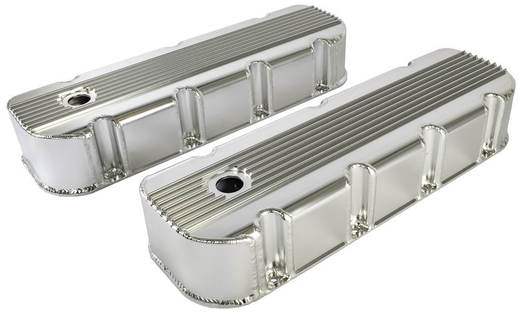 Fabricated Aluminum Valve Covers for Big Block Chevy 396-454