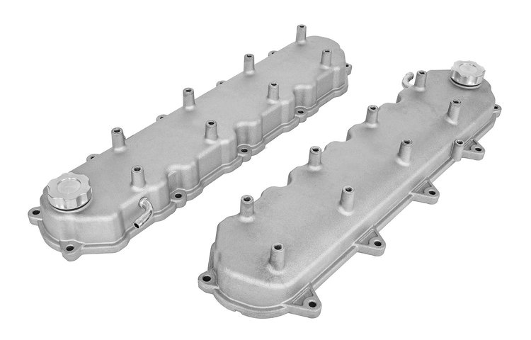 Natural Aluminum Valve Covers for GM Gen V LT Engines
