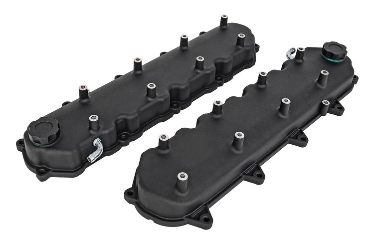 Black Aluminum Valve Covers for GM Gen V LT Engines