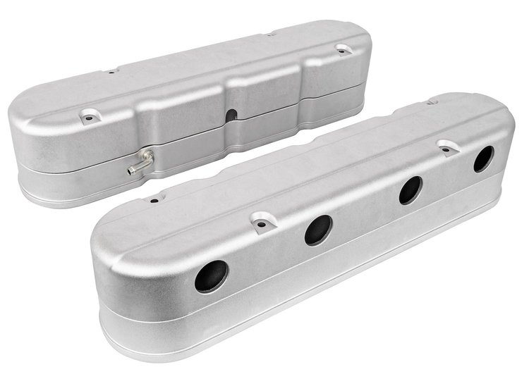 Natural Aluminum Valve Covers/Coil Covers for GM Gen III/IV LS Engines