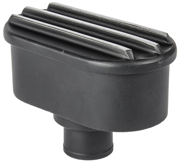 Black Finned Valve Cover Push In Breather
