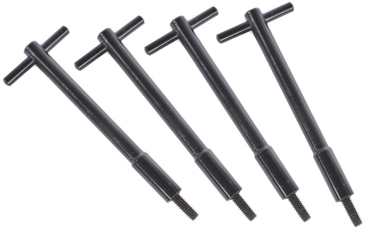 Valve Cover T-Bar Wing Nuts Black