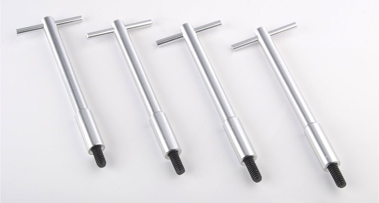 Valve Cover T-Bar Wing Nuts Silver
