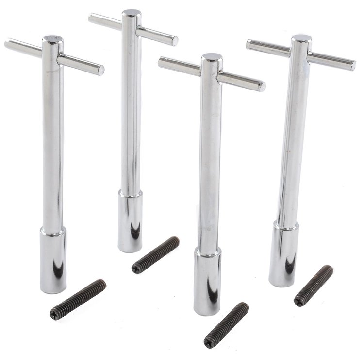 Valve Cover T-Bar Wing Nuts [Chrome]