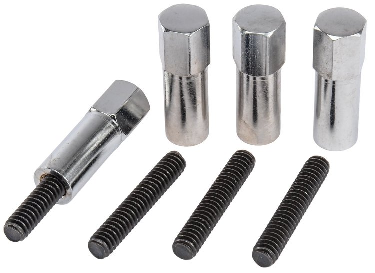 Valve Cover Studs for Chevy, Ford, or Mopar Chrome 4/pkg