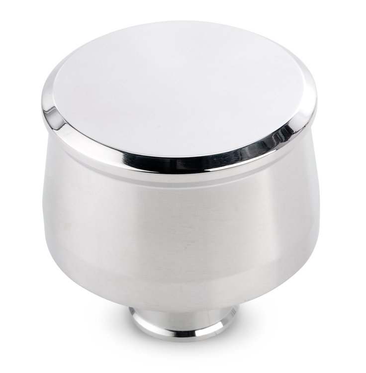 Billet Push In Breather with Smooth Top