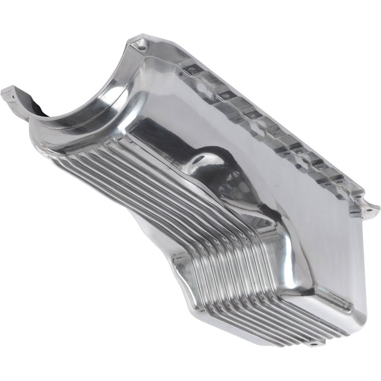 Finned Aluminum Oil Pan for 1965-1990 Big Block Chevy Gen 4 (Passenger Side Dipstick)
