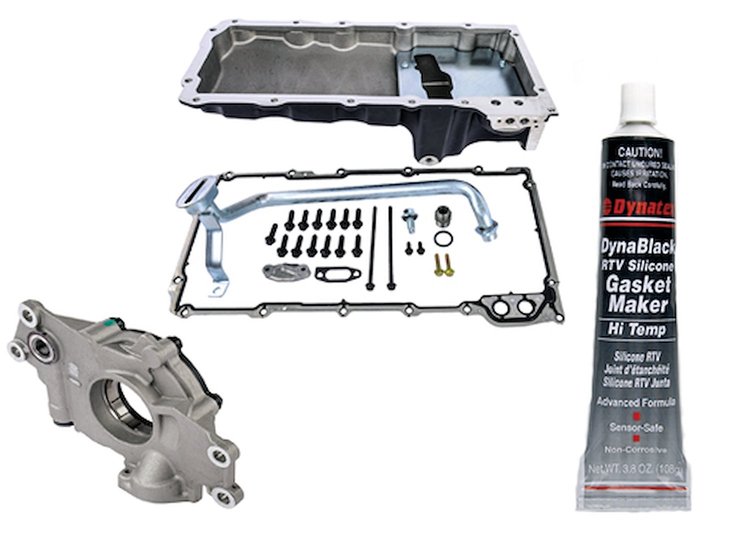 Retrofit Oil Pan and Oil Pump for 1998-2012 GM LS Series LS1, LS3, LS6