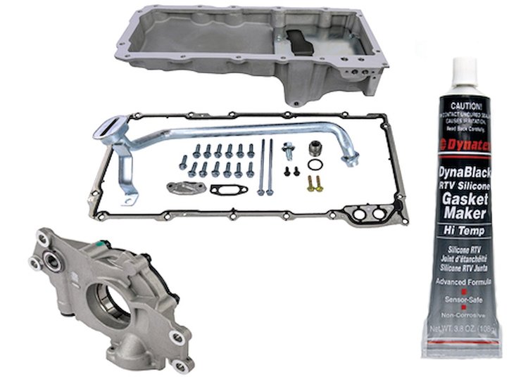 Retrofit Oil Pan and Oil Pump for 1998-2012 GM LS Series LS1, LS3, LS6
