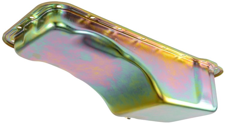 Stock-Style Replacement Oil Pan for 1958-1971 Ford FE 352-428 [Gold Zinc]