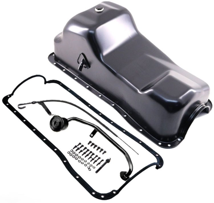 Engine Swap Oil Pan Kit for 1979-1995 Ford Mustang & Fox Body Chassis with 7.0L/429, 7.5L/460 Big Block Engines