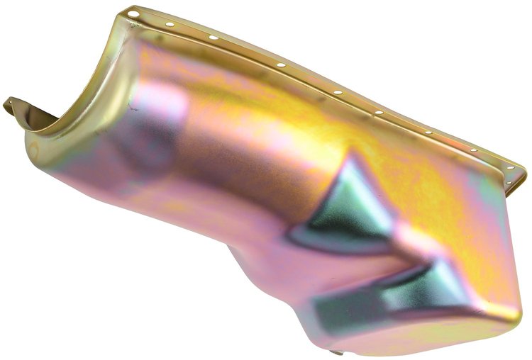 Stock-Style Replacement Oil Pan for 1964-1981 Oldsmobile 350-455 [Gold Zinc]
