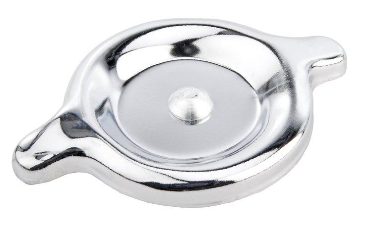 Oil Fill Cap [Twist-On, Chrome]