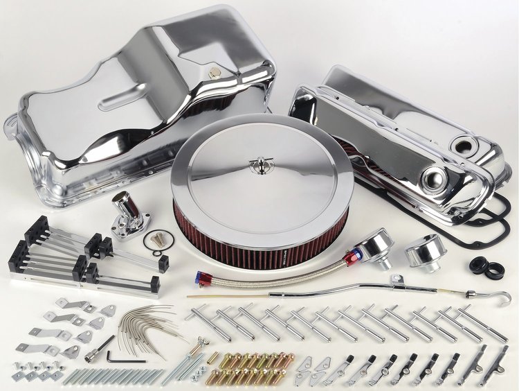 Chrome Engine Kit Small Block Ford