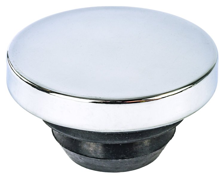 Oil Fill Cap [Push-On, Chrome]
