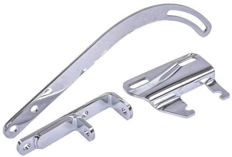Alternator Mount Kit for 1955-1968 Small Block Chevy [Chrome]