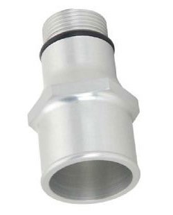O-Ring Style Hose Adapter 1-3/4 in. Clear Anodized