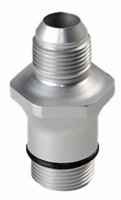 O-Ring Style Hose Adapter -12AN Clear Anodized