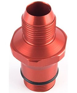 O-Ring Style Hose Adapter -16AN Red Anodized