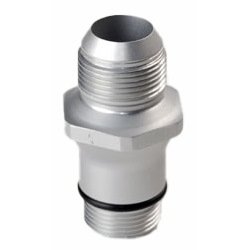 O-Ring Style Hose Adapter -16AN Clear Anodized