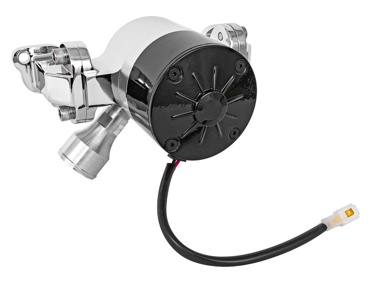 Electric Water Pump, 35 GPM for Small Block Ford [Chrome]
