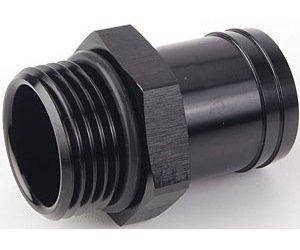 Pump Inlet Fitting Black Anodized
