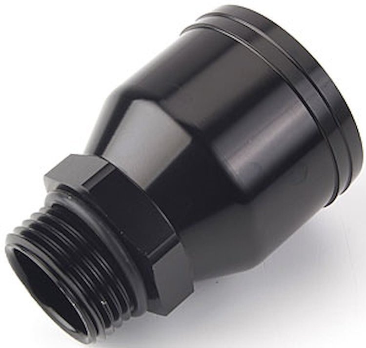 Pump Inlet Fitting Black Anodized