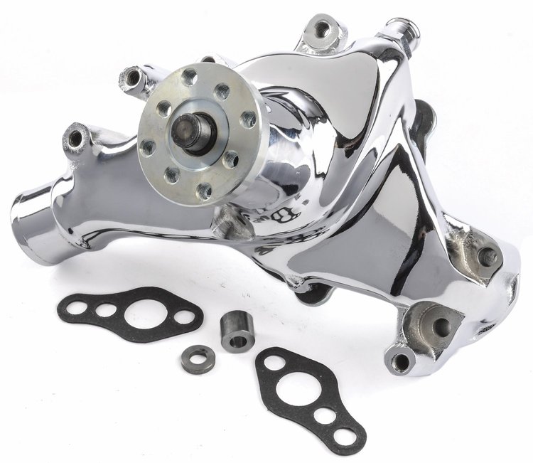 High-Flow Water Pump [1969-1976 Chevy Small Block, Chrome Cast Iron]