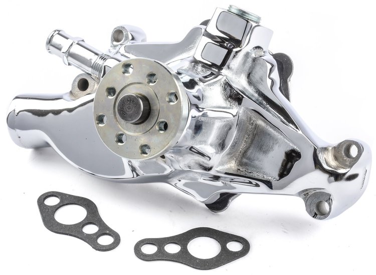High-Flow Water Pump [1972-1982 Chevy Corvette, Chrome Cast Iron]