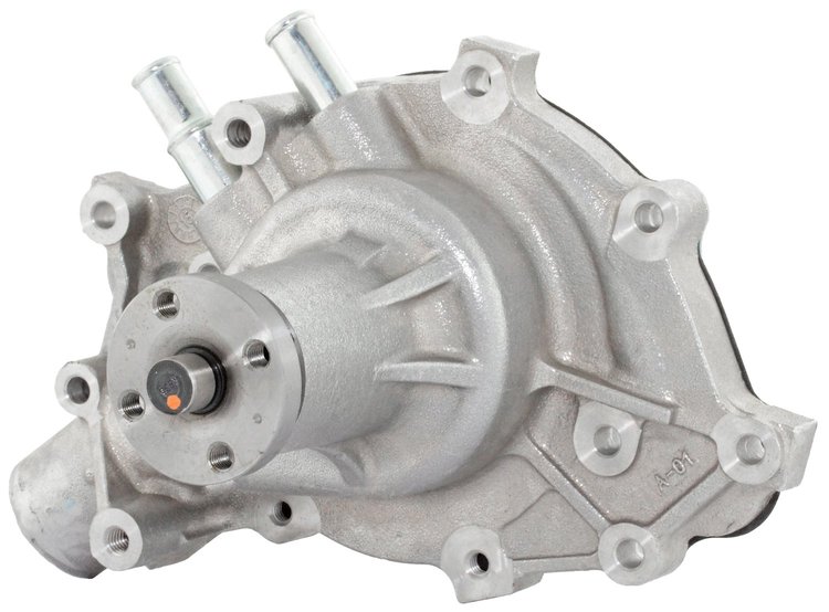 Premium High-Flow Aluminum Water Pump for 1965-1969 Ford Small Block 289, 302, 351W V8 [Natural]