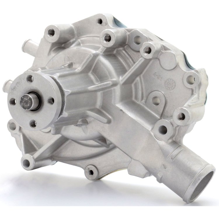 Premium High-Flow Aluminum Water Pump for 1970-1978 Small Block Ford 302 [Natural]