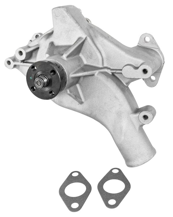 Premium High-Flow Aluminum Water Pump Fits Select 1965-1976 Ford FE Series 352-428 V8 [Satin]