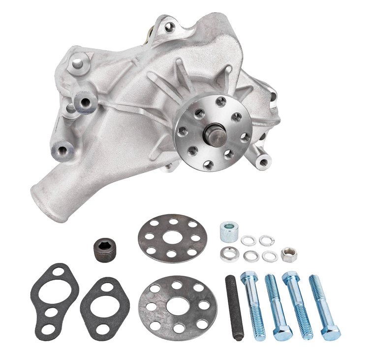 Super Duty Aluminum Water Pump for 1969-1976 Small Block Chevy [Long Water Pump]