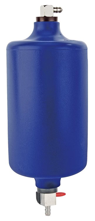 Coolant Overflow Tank, 4 in. Dia. [Blue]