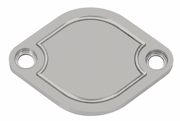 Billet Water Neck Block-Off Plate for Chevrolet V8 & 90 degree V6