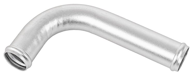 Aluminized Steel Radiator Hose Connector, 90 Degree Elbow [1 3/4 in. O.D. Inlet/Outlet]