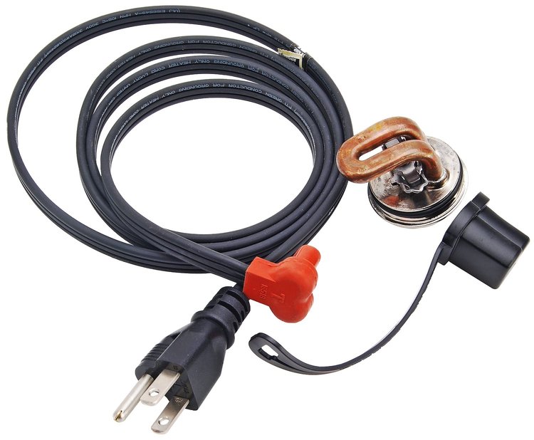 1 1/2 in. Core Plug Block Heater [600 Watts @ 12.5A @ 120VAC]