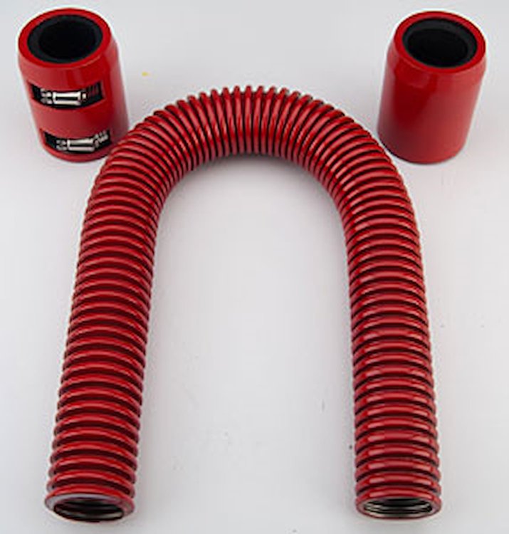 Stainless Steel Radiator Hose Kit Red