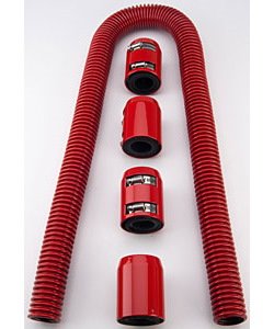 Stainless Steel Radiator Hose Kit Red